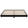 Estructura de cama madera de ingeniería negra 200x200 cm de vidaXL, Camas y somieres - Ref: Foro24-832110, Precio: 124,11 €, ...