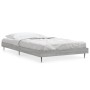 Estructura de cama madera de ingeniería gris Sonoma 90x200 cm de vidaXL, Camas y somieres - Ref: Foro24-832275, Precio: 74,02...