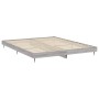 Estructura de cama madera de ingeniería gris Sonoma 140x200 cm de vidaXL, Camas y somieres - Ref: Foro24-832251, Precio: 107,...