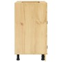 Armario con cajón Miel 60 x 46 x 81,5 cm Madera de pino macizo en Armarios de cocina | Comprar online en Foru.es