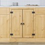 Armario con puerta Miel 60 x 46 x 81,5 cm Madera de pino macizo en Armarios de cocina | Comprar online en Foru.es