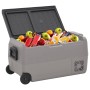 Nevera con ruedas y adaptador PP y PE negro y gris 50 L de vidaXL, Neveras - Ref: Foro24-3154639, Precio: 438,47 €, Descuento: %