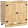 Armario con puerta Miel 80 x 46 x 81,5 cm Madera de pino macizo en Armarios de cocina | Comprar online en Foru.es
