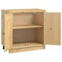 Armario con puerta Miel 80 x 46 x 81,5 cm Madera de pino macizo en Armarios de cocina | Comprar online en Foru.es