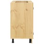 Armario con puerta Miel 80 x 46 x 81,5 cm Madera de pino macizo en Armarios de cocina | Comprar online en Foru.es