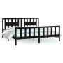 Estructura de cama con cabecero madera de pino negro 200x200cm de vidaXL, Camas y somieres - Ref: Foro24-3188190, Precio: 209...