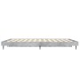 Estructura de cama madera de ingeniería gris hormigón 140x190cm de vidaXL, Camas y somieres - Ref: Foro24-832281, Precio: 116...