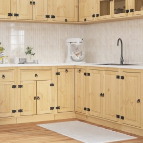 Armario con estante Miel 60 x 32 x 40 cm Madera de pino macizo en Armarios de cocina | Comprar online en Foru.es