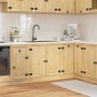 Armario con puerta Miel 80 x 46 x 81,5 cm Madera de pino macizo en Armarios de cocina | Comprar online en Foru.es