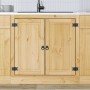 Armario con puerta Miel 80 x 46 x 81,5 cm Madera de pino macizo en Armarios de cocina | Comprar online en Foru.es