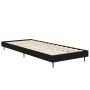 Estructura de cama madera de ingeniería negra 75x190 cm de vidaXL, Camas y somieres - Ref: Foro24-832310, Precio: 73,50 €, De...
