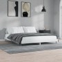 Estructura de cama madera de ingeniería blanco brillo 200x200cm de vidaXL, Camas y somieres - Ref: Foro24-832215, Precio: 121...