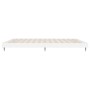 Estructura de cama madera de ingeniería blanco brillo 200x200cm de vidaXL, Camas y somieres - Ref: Foro24-832215, Precio: 121...
