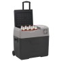 Nevera con ruedas y adaptador polipropileno negro y gris 50 L de vidaXL, Neveras - Ref: Foro24-3154637, Precio: 326,70 €, Des...