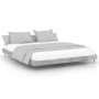 Estructura de cama madera de ingeniería gris hormigón 120x200cm de vidaXL, Camas y somieres - Ref: Foro24-832153, Precio: 129...