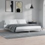 Estructura de cama madera de ingeniería gris hormigón 120x200cm de vidaXL, Camas y somieres - Ref: Foro24-832153, Precio: 129...