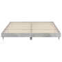 Estructura de cama madera de ingeniería gris hormigón 120x200cm de vidaXL, Camas y somieres - Ref: Foro24-832153, Precio: 129...