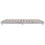 Estructura de cama madera de ingeniería gris hormigón 120x200cm de vidaXL, Camas y somieres - Ref: Foro24-832153, Precio: 129...