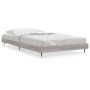 Estructura de cama madera de ingeniería gris Sonoma 90x190 cm de vidaXL, Camas y somieres - Ref: Foro24-832203, Precio: 94,60...
