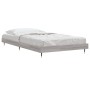 Estructura de cama madera de ingeniería gris Sonoma 90x190 cm de vidaXL, Camas y somieres - Ref: Foro24-832203, Precio: 94,60...