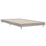 Estructura de cama madera de ingeniería gris Sonoma 90x190 cm de vidaXL, Camas y somieres - Ref: Foro24-832203, Precio: 94,60...