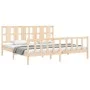 Estructura de cama con cabecero madera maciza 180x200 cm de vidaXL, Camas y somieres - Ref: Foro24-3192246, Precio: 162,72 €,...