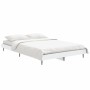 Estructura de cama madera de ingeniería blanca 120x190 cm de vidaXL, Camas y somieres - Ref: Foro24-832293, Precio: 117,60 €,...