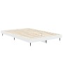Estructura de cama madera de ingeniería blanca 120x190 cm de vidaXL, Camas y somieres - Ref: Foro24-832293, Precio: 117,60 €,...