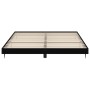 Estructura de cama madera de ingeniería negra 140x200 cm de vidaXL, Camas y somieres - Ref: Foro24-832246, Precio: 107,46 €, ...