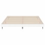 Estructura de cama madera de ingeniería blanca 200x200 cm de vidaXL, Camas y somieres - Ref: Foro24-832213, Precio: 114,05 €,...