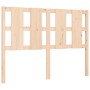 Estructura de cama con cabecero madera maciza 120x200 cm de vidaXL, Camas y somieres - Ref: Foro24-3192226, Precio: 122,85 €,...