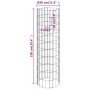 Arriate gaviones circular 4 piezas Ø30x50/100/150/200 cm de vidaXL, Maceteros y jardineras - Ref: Foro24-152023, Precio: 64,4...