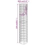 Arriate gaviones circular 4 piezas Ø30x50/100/150/200 cm de vidaXL, Maceteros y jardineras - Ref: Foro24-152023, Precio: 64,4...