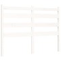 Estructura cama de matrimonio con cabecero madera maciza blanco de vidaXL, Camas y somieres - Ref: Foro24-3192007, Precio: 12...