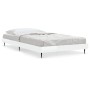 Estructura de cama madera de ingeniería blanco brillo 90x190 cm de vidaXL, Camas y somieres - Ref: Foro24-832303, Precio: 90,...