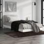 Estructura de cama madera de ingeniería blanco brillo 90x190 cm de vidaXL, Camas y somieres - Ref: Foro24-832303, Precio: 90,...