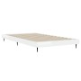 Estructura de cama madera de ingeniería blanco brillo 90x190 cm de vidaXL, Camas y somieres - Ref: Foro24-832303, Precio: 90,...