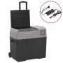 Nevera con ruedas y adaptador polipropileno negro y gris 40 L de vidaXL, Neveras - Ref: Foro24-3154636, Precio: 277,99 €, Des...