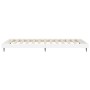 Estructura de cama madera de ingeniería blanco brillo 90x190 cm de vidaXL, Camas y somieres - Ref: Foro24-832303, Precio: 90,...