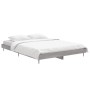 Estructura de cama madera de ingeniería gris Sonoma 140x190 cm de vidaXL, Camas y somieres - Ref: Foro24-832283, Precio: 120,...
