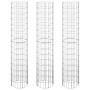 Arriate gaviones circular 3 uds acero galvanizado Ø30x150 cm de vidaXL, Maceteros y jardineras - Ref: Foro24-152021, Precio: ...