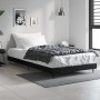 Estructura de cama madera de ingeniería negra 90x190 cm de vidaXL, Camas y somieres - Ref: Foro24-832302, Precio: 85,92 €, De...
