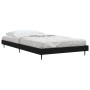 Estructura de cama madera de ingeniería negra 90x190 cm de vidaXL, Camas y somieres - Ref: Foro24-832302, Precio: 85,92 €, De...