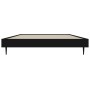 Estructura de cama madera de ingeniería negra 90x190 cm de vidaXL, Camas y somieres - Ref: Foro24-832302, Precio: 85,92 €, De...