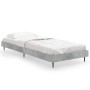 Estructura de cama madera de ingeniería gris hormigón 75x190 cm de vidaXL, Camas y somieres - Ref: Foro24-832313, Precio: 76,...