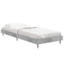 Estructura de cama madera de ingeniería gris hormigón 75x190 cm de vidaXL, Camas y somieres - Ref: Foro24-832313, Precio: 76,...
