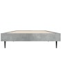 Estructura de cama madera de ingeniería gris hormigón 75x190 cm de vidaXL, Camas y somieres - Ref: Foro24-832313, Precio: 76,...