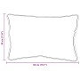 Almohada con almohada 2 pcs 61 x 41 x 20 cm Poliéster en Ropa de cama | Comprar online en Foru.es