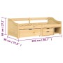 Sofá cama con 3 cajones madera maciza pino IRUN 90x200cm de vidaXL, Camas y somieres - Ref: Foro24-3185213, Precio: 325,43 €,...