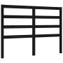 Estructura de cama con cabecero madera maciza negro 140x190 cm de vidaXL, Camas y somieres - Ref: Foro24-3191890, Precio: 167...